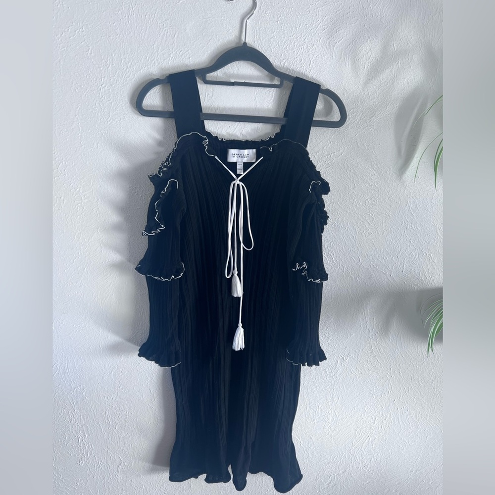 Derek Lam Black Dress with White Trim